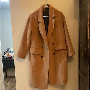 Boohoo Tan Teddy Jacket